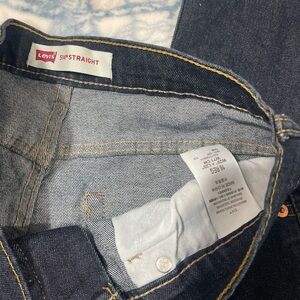 Younth Boy 16Reg Levi's Slim Straight Dark Blue Jeans